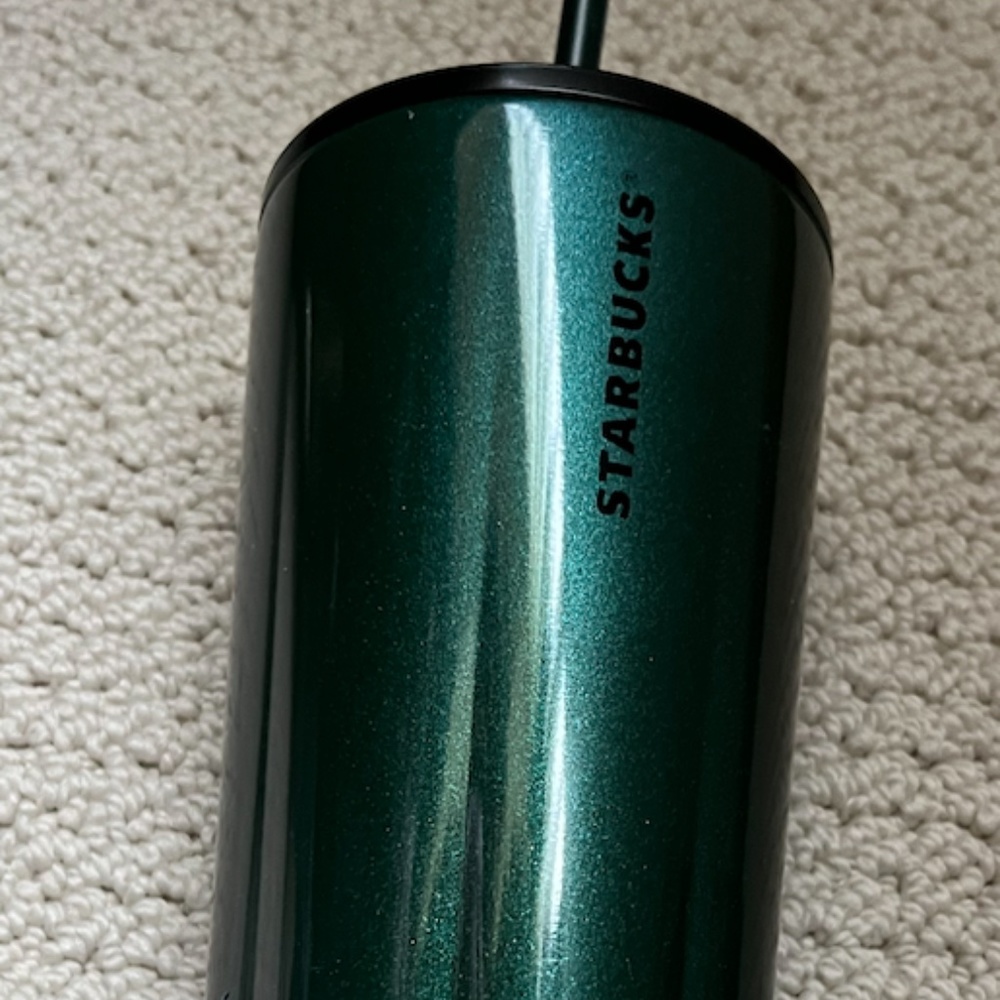 venti size metal ombre glitter tumbler